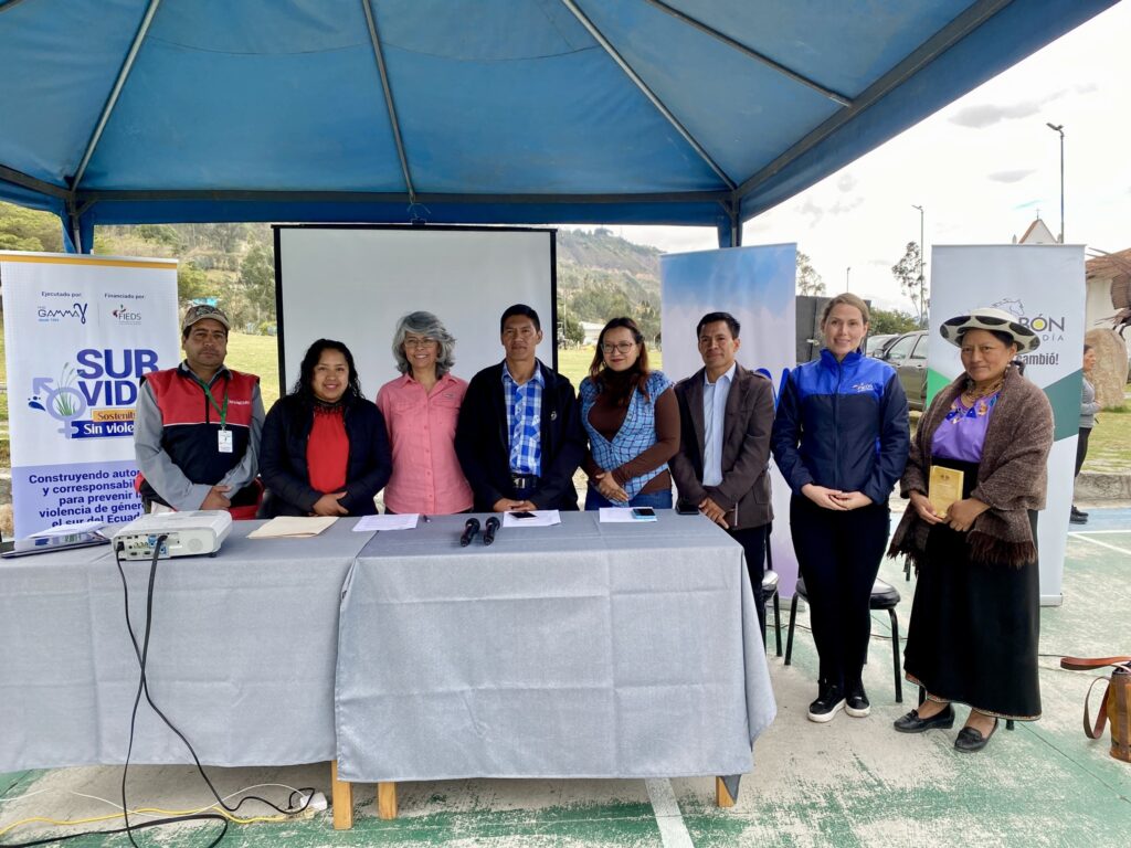 Presentación del proyecto SUR VIDA junto a comunidades locales